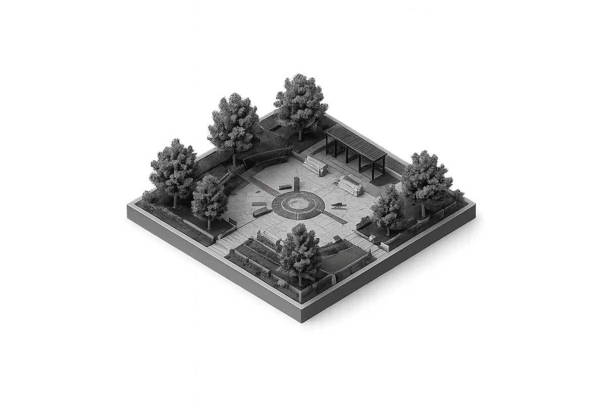 Finished park, fully built